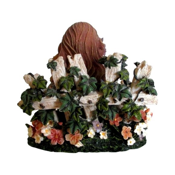 Boyds Yesterdays Child Alyssa Secret Garden Figurine - 2002 Dollstone Collection - Picture 5 of 7